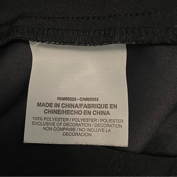 Women's Nike Golf Dri-Fit Black Cropped Capri Pants 14 Athletic Outdoor Sport‎ - Picture 7 of 7